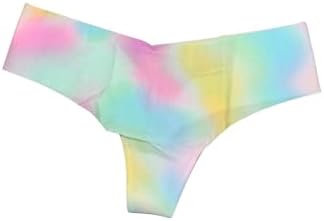 Victoria's Secret Pink No Show Thong Panty/Underwear Tie Dye/Multicolor New