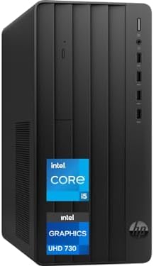 HP Pro Tower 290 G9 Desktop Business Computer | 12th Gen Intel Core i5-12400 | 32GB DDR4 RAM | 512GB PCIe SSD + 1TB HDD | 2-Monitor Support 4K | DVD-RW | HDMI | VGA | Wi-Fi | Windows 11 Pro