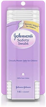 Johnson's Baby Safety Swabs 185 Each