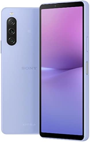 Sony Xperia 10 V XQ-DC72 5G Dual 128GB 8GB RAM Factory Unlocked (GSM Only | No CDMA - not Compatible with Verizon/Sprint) GSM Global Model, Mobile Cell Phone - Lavender