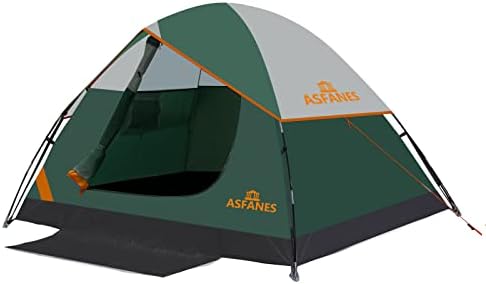 ASFANES 2-12 Person Tents for Camping Waterproof, Backpack Double Layer Camping Tents, Perfect Picnics, Fishing and Backyard Camping
