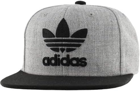 adidas Originals Men's Trefoil Chain Flatbrim Snapback Cap, One Size