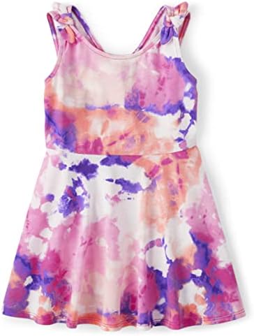The Children's Place Baby One Size and Toddler Girls Tie Shoulder Casual Dress