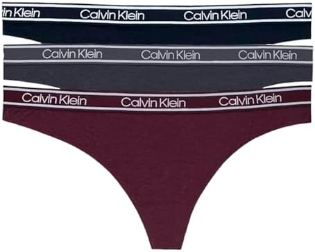 Calvin Klein Women's Motive Cotton Multipack Thong Panty