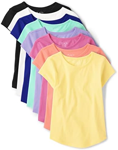 The Children's Place Girls' Short Sleeve High Low Tee
