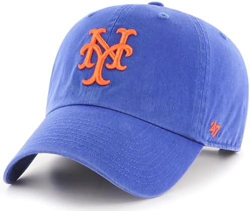 '47 MLB Alternate Cooperstown Primary Logo Clean Up Adjustable Hat Cap, Adult One Size