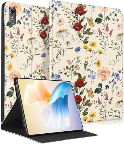 LISEVO for Lenovo P11 Gen 2 Case, for Lenovo Tab P11 2nd Case 11.5 Inch 2023 Girls Women Cute Pretty Folio Cover, Auto Week/Sleep Design for Lenovo Tablet P11 2nd Gen Case, Floral