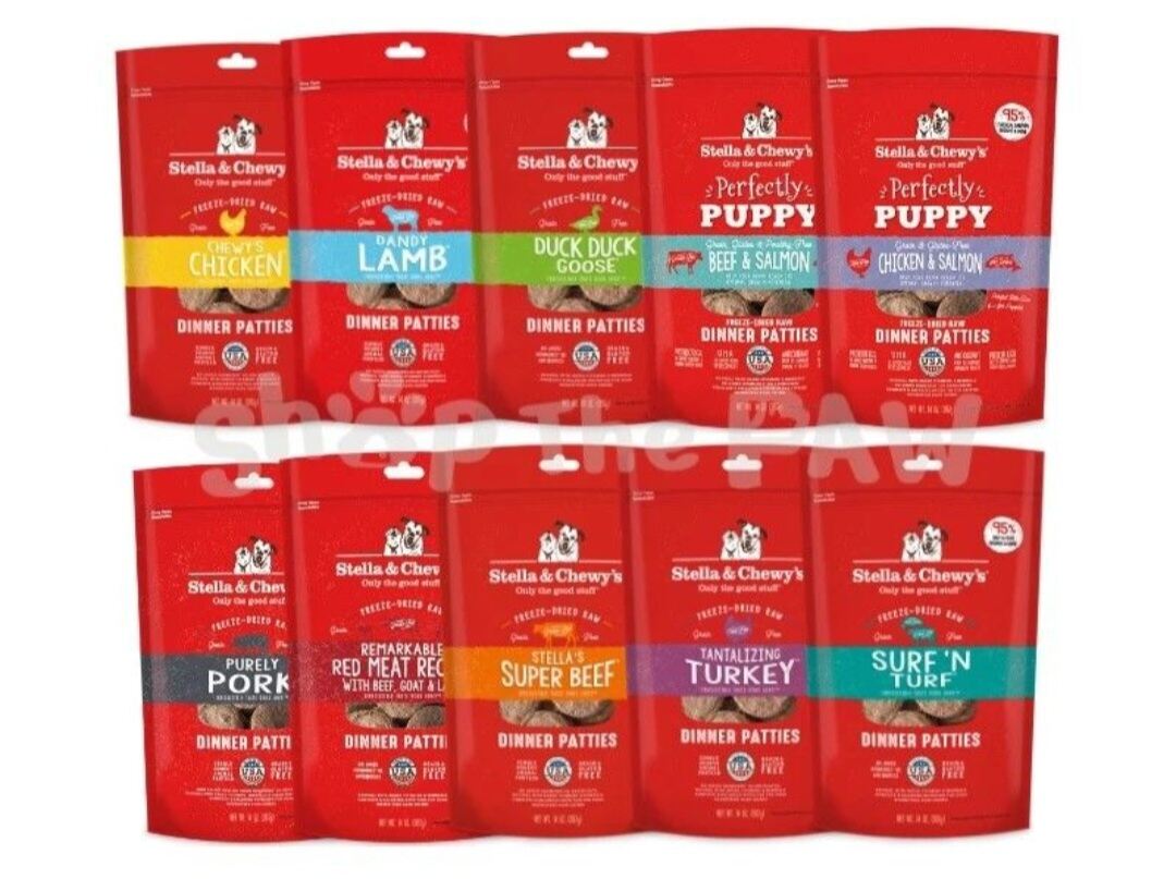 [3 For $139.90] Stella & Chewy’s Freezed Dried Raw Dinner Patties 14oz