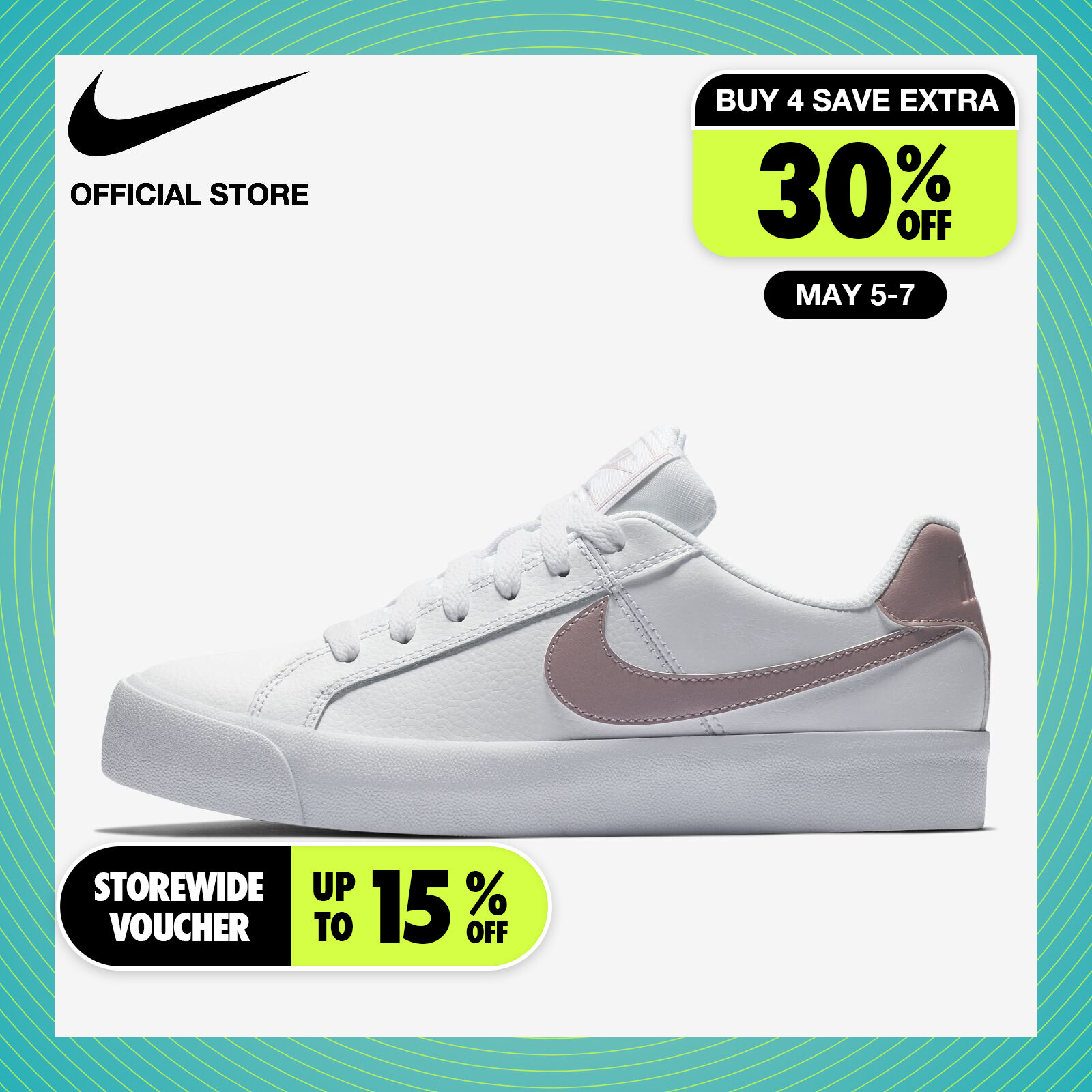 Nike Women's Court Royale AC Shoes - White