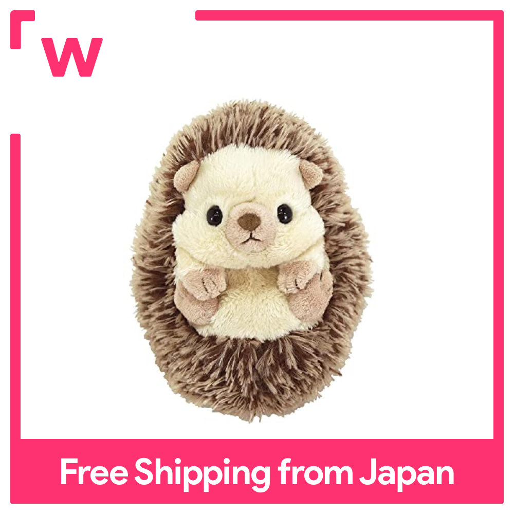 Sun lemon Rolled Hedgehog Beige 12 x 15 x 13cm Stuffed Animal P-8252