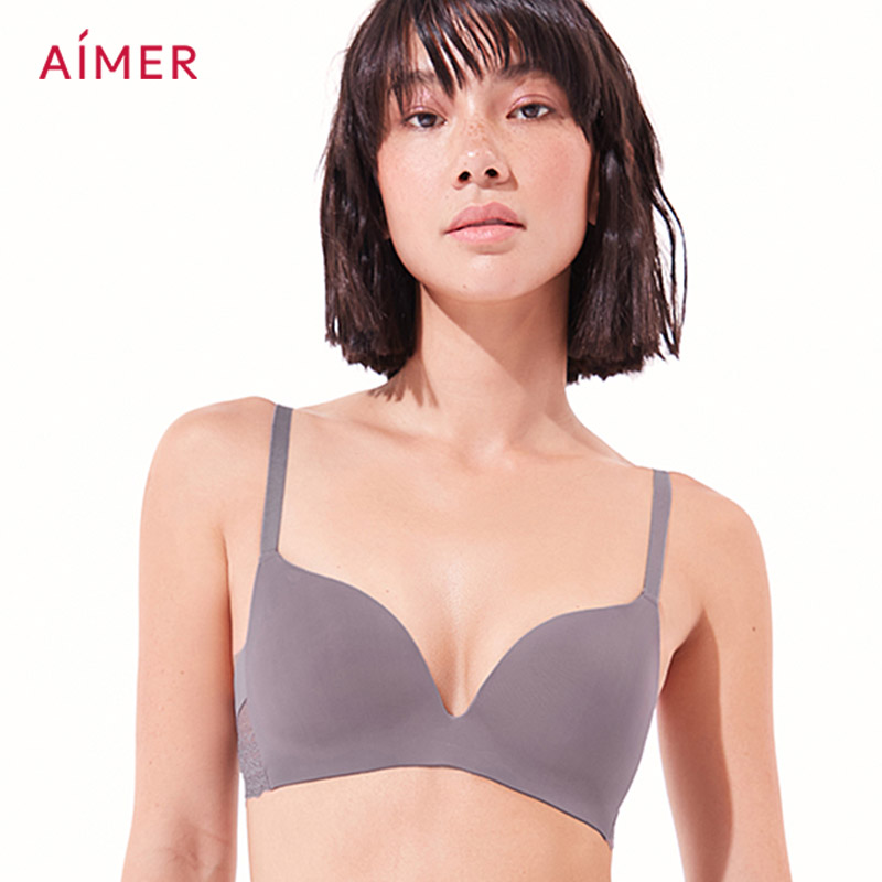 Aimer Women's Simplicity Push Up Bra with Seamless Wireless AM175671