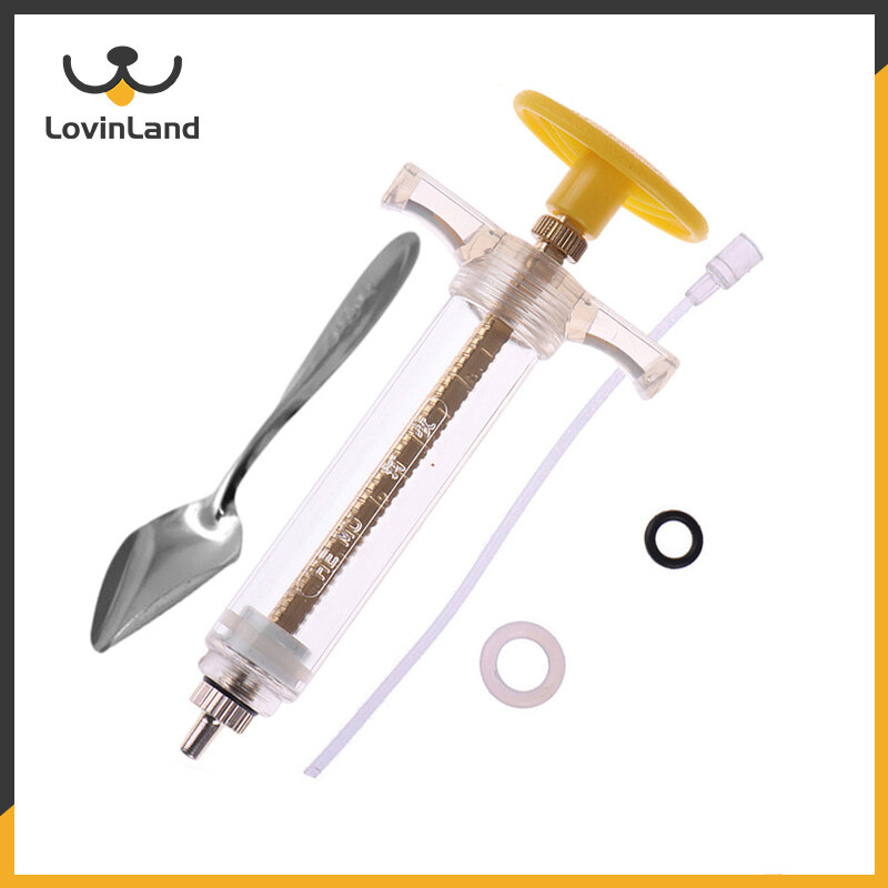 Lovinland Pet Parrot Feeder Bird Feeder Baby Bird Feeding Handfeeding Spoon Injection for Young Birds 10/20/50ml