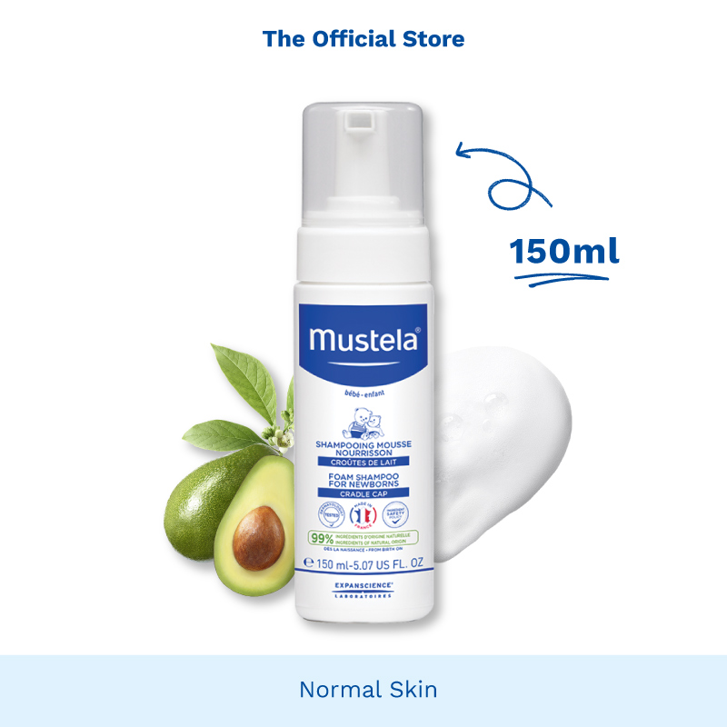 Mustela Foam Shampoo for Newborns 150ml [Normal Skin][Bath Time] (exp 03/2026)